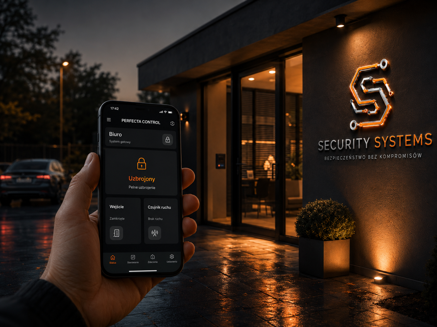 Alarm przewodowy Satel — centrala i okablowanie systemu Security Systems