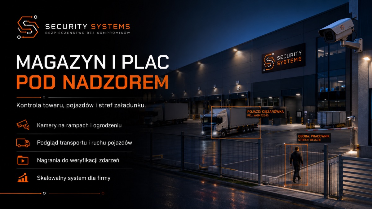 Monitoring wejść, bram, ramp i parkingów — Security Systems