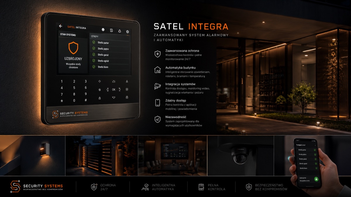 Integra — system przewodowy i bezprzewodowy — Security Systems
