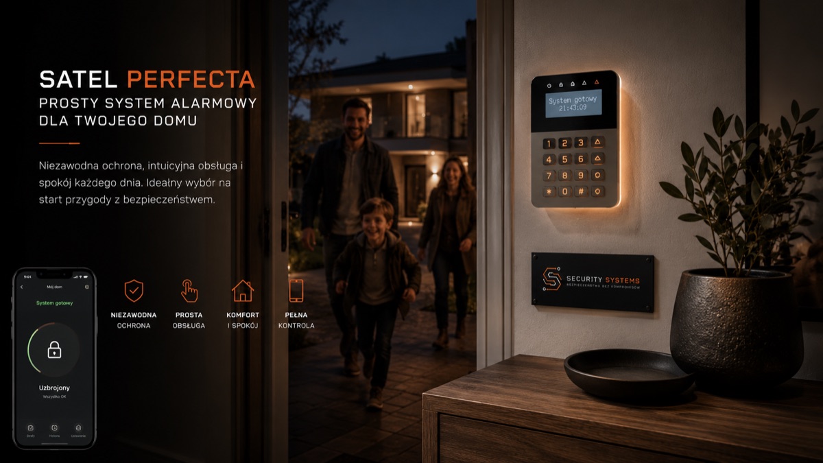 Perfecta jako podstawowy model systemu alarmowego — Security Systems